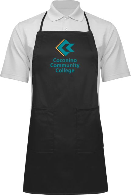 Conconino Full Length Apron Coconino Community College - Primary Mark - ONLINE ONLY