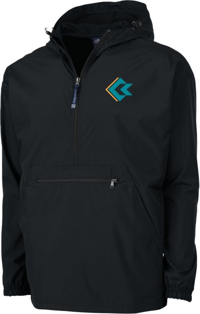 Conconino Charles River Womens Pack N Go Pullover Jacket Coconino Community College - Emblem - ONLINE ONLY