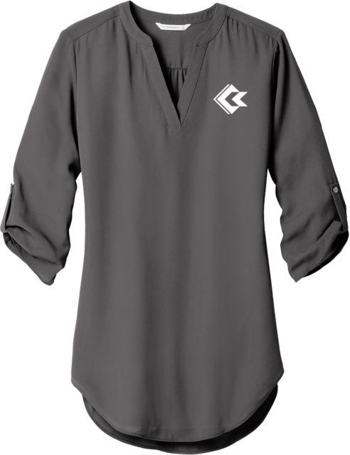 Conconino Womens 3/4 Sleeve Tunic Blouse Coconino Community College - Emblem - ONLINE ONLY