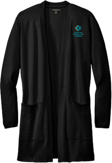 Conconino Mercer + Mettle Womens Open Front Cardigan Sweater Coconino Community College - Primary Mark - ONLINE ONLY