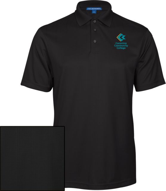 Conconino Performance Fine Jacquard Polo Coconino Community College - Primary Mark - ONLINE ONLY