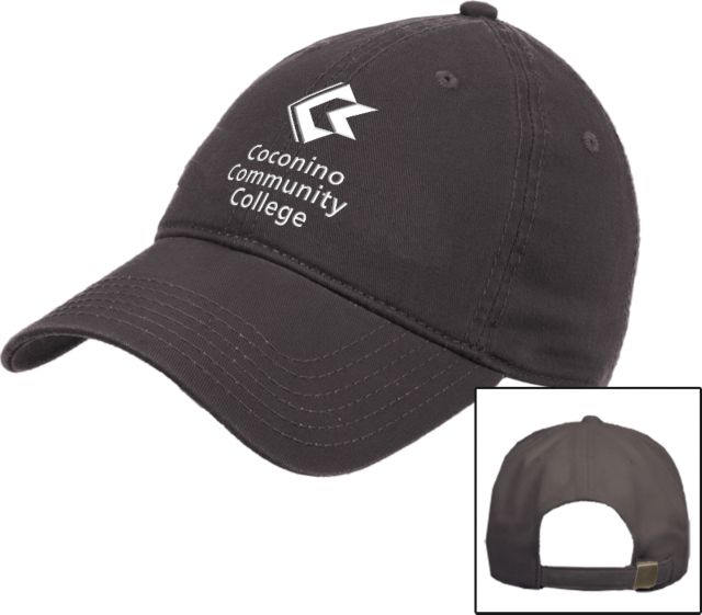 Conconino Unstructured Adjustable Low Profile Hat Coconino Community College - Primary Mark - ONLINE ONLY