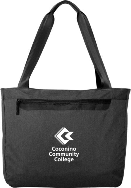 Conconino Executive Heather Laptop Tote Coconino Community College - Primary Mark - ONLINE ONLY